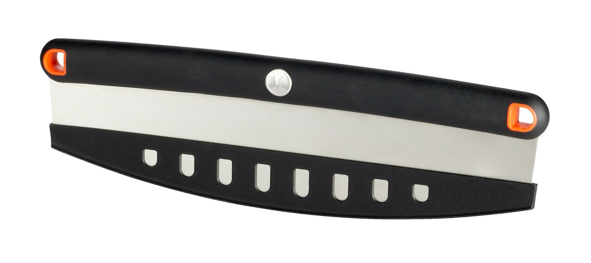 Vida by PADERNO Stainless Steel Pizza Rocker Knife with Protective Sheath