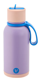 Vida by PADERNO Stainless Steel Water Bottle, Coral, 16-oz