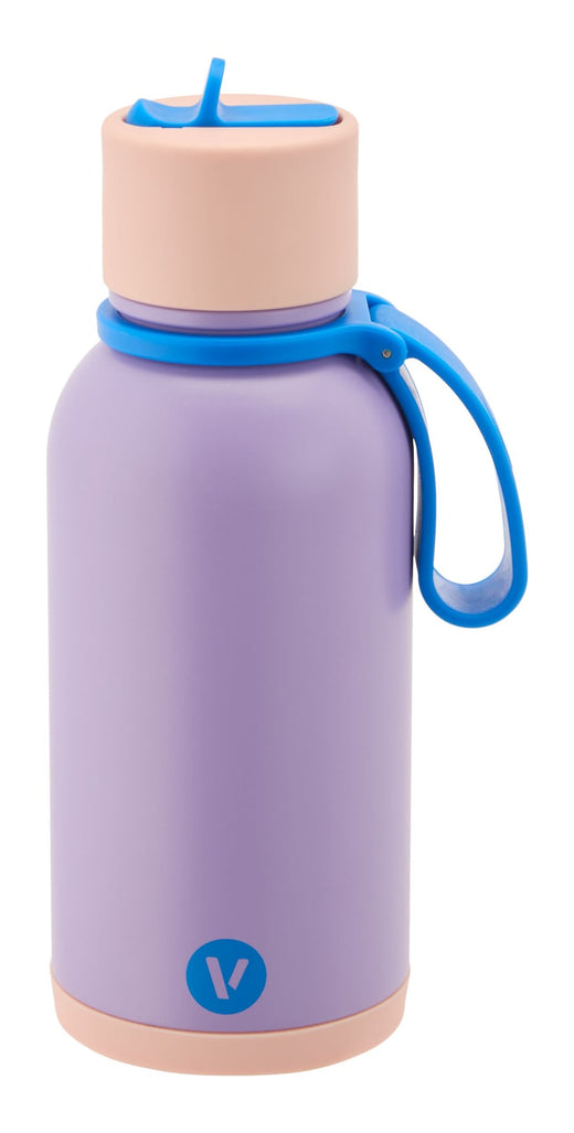 Vida by PADERNO Stainless Steel Water Bottle, Coral, 16-oz