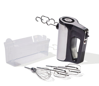 Vida by PADERNO Variable Speed Hand Mixer with Storage Case, Includes Attachments, Black