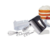 Vida by PADERNO Variable Speed Hand Mixer with Storage Case, Includes Attachments, Black image 2