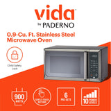 Vida Microwave, Stainless Steel, 0.9-cu-ft image 8