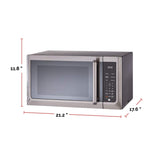 Vida Microwave, Stainless Steel, 1.1-cu-ft image 7