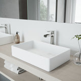 VIGO Amada 11-in Brushed Nickel Vessel Bathroom Faucet image 8