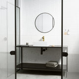 VIGO Bryant MatteStone 15x15-in Deep White Bathroom Sink/Basin with Square Vessel image 6
