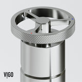 VIGO Coca Gothic ConcretoStone Grey Bathroom Sink/Basin Set with Cass Faucet and Rectangular Vessel image 3