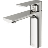 VIGO Davidson Single Handle Single Hole Bathroom Sink Faucet, WaterSense Certified, Brushed Nickel