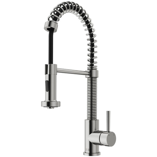 VIGO Edison Pull-Down Spray Kitchen Faucet, Stainless Steel