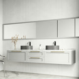 VIGO Giralda Gothic ConcretoStone 16x11-in Deep Grey Bathroom Sink/Basin with Rectangular Vessel image 6