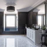VIGO Glass Rectangular Vessel Bathroom Sink/Basin, Grey Onyx image 6
