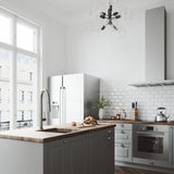VIGO Greenwich Single Handle Pull Down Sprayer Kitchen Faucet with Deck Plate, Stainless Steel image 8