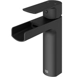 VIGO Ileana Single Handle Single Hole Bathroom Sink Faucet, WaterSense Certified, Matte Black