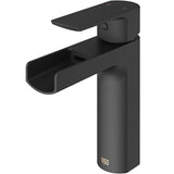 VIGO Ileana Single Handle Single Hole Bathroom Sink Faucet, WaterSense Certified, Matte Black image 2