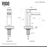 VIGO Ileana Single Handle Single Hole Bathroom Sink Faucet, WaterSense Certified, Matte Black image 7