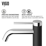 VIGO Lexington Single Handle Vessel Sink Bathroom Faucet with cFiber© Body, Chrome image 4