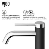 VIGO Lexington Single Handle Vessel Sink Bathroom Faucet with cFiber© Body, Chrome image 7