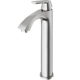 VIGO Linus Single Handle Vessel Sink Bathroom Faucet, Brushed Nickel image 2
