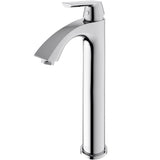 VIGO Linus Single Handle Vessel Sink Bathroom Faucet, Chrome image 2