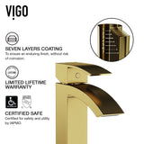 VIGO Lotus MatteStone Round White Composite Bathroom Sink/Basin Set with Duris Faucet and Pop-Up Drain image 7