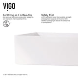 VIGO Magnolia Matte Stone Vessel Bathroom Sink/Basin with Deep Bowl, White image 2