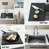 VIGO Mercer 33-in Stainless Steel Undermount Kitchen Sink image 3