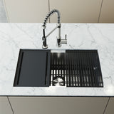 VIGO Mercer 33-in Stainless Steel Undermount Kitchen Sink image 7