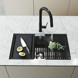 VIGO Mercer 33-in Stainless Steel Undermount Kitchen Sink image 8