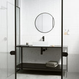 VIGO Montauk MatteStone 18x13-in Deep White Bathroom Sink/Basin with Rectangular Vessel image 6