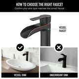 VIGO Niko Single Handle Vessel Single Hole Bathroom Sink Faucet with Pop-up Drain, Antique Rubbed Bronze image 6