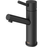 VIGO Noma Single Handle Single Hole Bathroom Sink Faucet, Matte Black, image 2