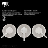 VIGO Olus Wall Mount Bathroom Faucet, WaterSense Certified, Brushed Nickel image 5
