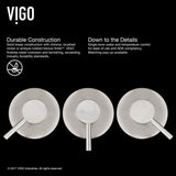 VIGO Olus Wall Mount Bathroom Faucet, WaterSense Certified, Brushed Nickel image 8