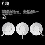 VIGO Olus Wall Mount Single Lever Bathroom Sink Faucet, WaterSense Certified, Chrome image 8