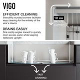 VIGO Oxford 1-Bowl Stainless Steel Apron Front Farmhouse Kitchen Sink with Accessories, 30-in image 2