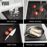 VIGO Oxford 1-Bowl Stainless Steel Apron Front Farmhouse Kitchen Sink with Accessories, 30-in image 7