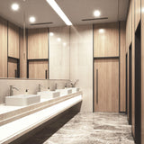 VIGO Petunia Matte Stone Rectangular Composite Vessel Bathroom Sink/Basin with Rounded Edges & Deep Bowl, White image 8