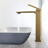 VIGO Ravenna Gothic ConcretoStone Grey Bathroom Sink/Basin Set with Dunn Faucet and Round Vessel image 7