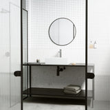 VIGO Starr Modern MatteStone 17x13-in Deep White Bathroom Sink/Basin with Rectangular Vessel image 6