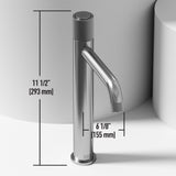 VIGO Wisteria MatteStone White Bathroom Sink/Basin Set with Apollo Faucet and Oval Composite Vessel image 8