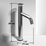 VIGO Wisteria MatteStone White Bathroom Sink/Basin Set with Cass Faucet and Oval Composite Vessel image 4