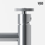 VIGO Wisteria MatteStone White Bathroom Sink/Basin Set with Cass Faucet and Oval Composite Vessel image 6