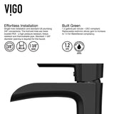 VIGO Wisteria MatteStone White Bathroom Sink/Basin Set with Niko Faucet and Oval Composite Vessel image 6