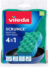 Vileda Scrunge Multi-Use, Non-Scratch Scrub Sponge, 2-pk image 2