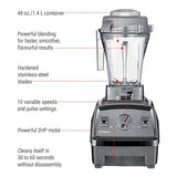 Vitamix Explorian E310 Blender with 10 Speeds, Black image 3