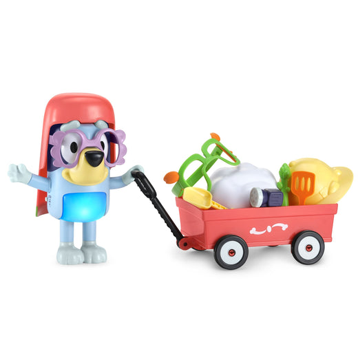 VTech Bluey Dress-Up Bluey Pretend Play Toy with Wagon