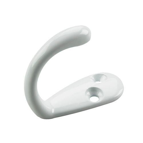 Wardrobe Hook, White, 4pk