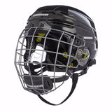 Warrior Alpha Pro Hockey Helmet Combo, Black