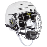 Warrior Alpha Pro Senior Hockey Helmet & Cage Combo, White