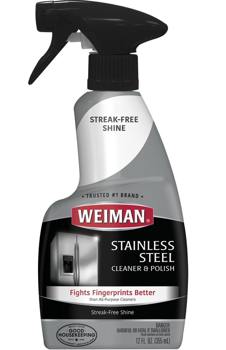 Weiman Stainless Steel Cleaner and Polish Spray, 355-mL