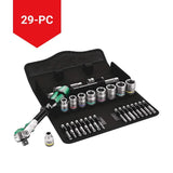 Wera 3/8-in Drive Socket Set, SAE, 29-pc image 3